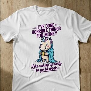 🦄 Monday Blues: "Horrible Things For Money" Unicorn